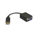 Aish DisplayPort to VGA Adapter Cable; DisplayPort Male to HD15 Female; Only works from DisplayPort to VGA; 6 inch AI123293